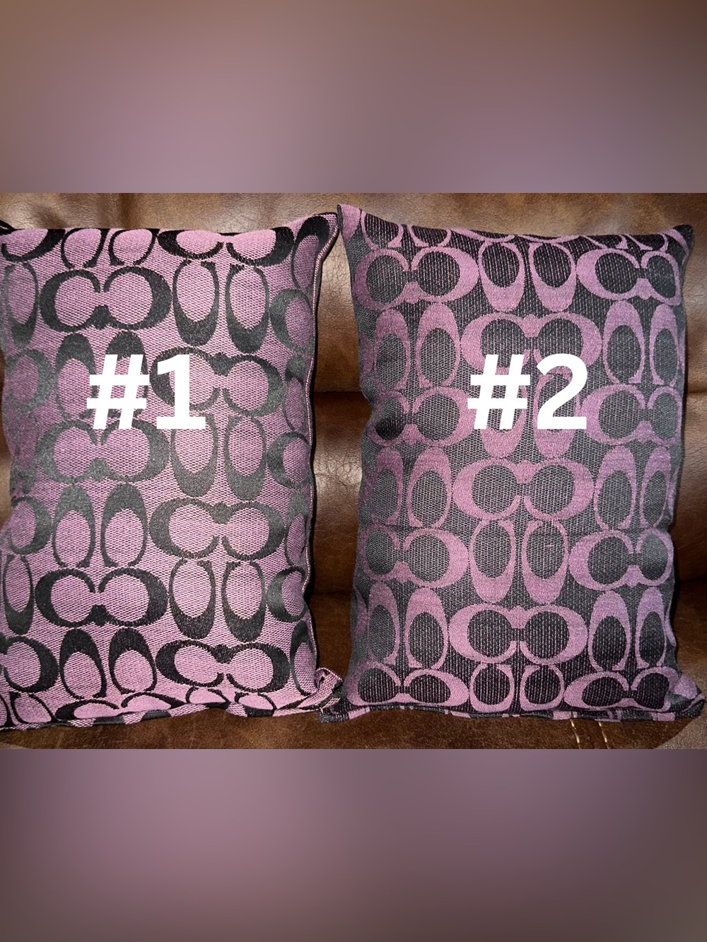 Bougie Bag Pillows 2.0 - Set of 2. (Choose Your Print) - Picture 3 of 10